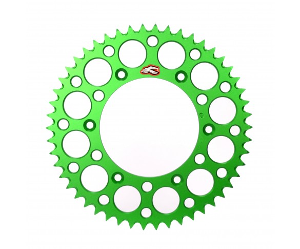 Renthal, Bakdrev, 520, 50, GRÖN, Kawasaki 07-12 KLX450, 19-25 KX450, 06-18 KX450F, 24-25 KX450X, 87-08 KX250, 19-25 KX250, 04-18 KX250F, 24-25 KX250X, 85-08 KX125, 86-03 KDX200, 97-03 KDX220, 87-03 KX500, Suzuki 04-06 RM-Z250
