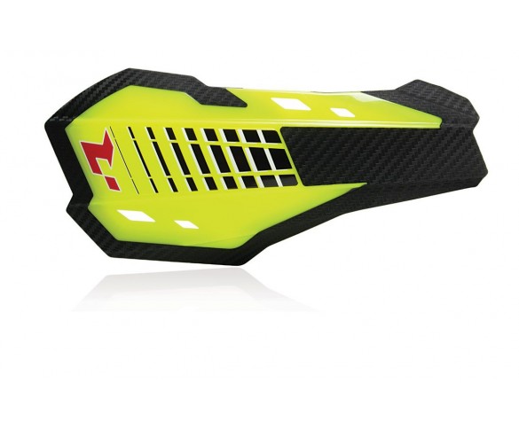 Rtech, Handskydd HP2 inkl universal fäste, NEON GUL