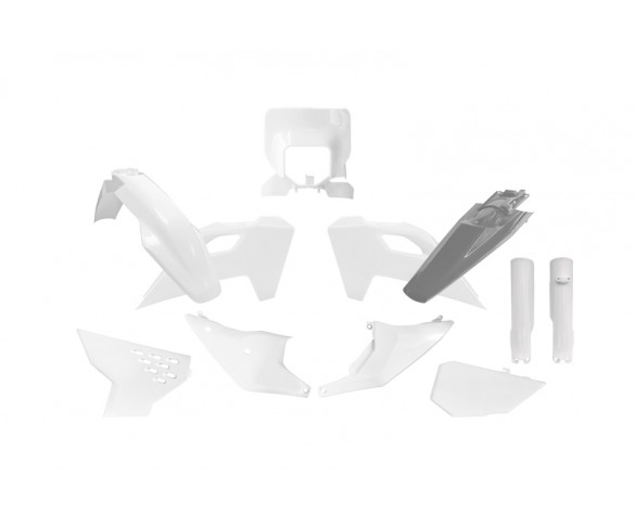 Rtech, Plastkit, O.E.M VIT GRÅ, Husqvarna 24-25 FE 450, 24-25 FE 250/TE 250/FE 501/TE 150/TE 300, 24 FE 350, 25 FE 350