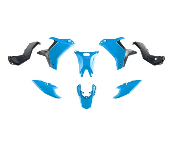 Rtech, Plastkit Revolution, CYAN SVART BLÅ, Yamaha 25-26 TÉNÉRÉ 700