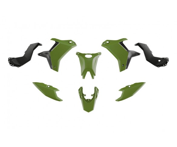 Rtech, Plastkit Revolution, SVART GRÖN, Yamaha 25-26 TÉNÉRÉ 700