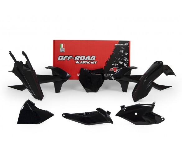 Rtech, Plastkit, SVART, KTM 18-24 85 SX, GasGas 21-24 MC 85