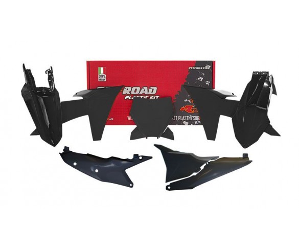 Rtech, Plastkit, SVART, KTM 23-24 450 SX-F, 23-24 250 SX/250 SX-F, 23-24 350 SX-F, 23-24 125 SX/300 SX