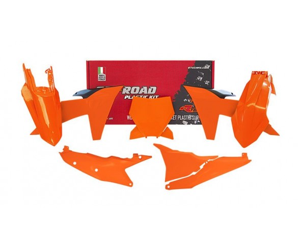 Rtech, Plastkit, ORANGE, KTM 23-24 450 SX-F, 23-24 250 SX/250 SX-F, 23-24 350 SX-F, 23-24 125 SX/300 SX