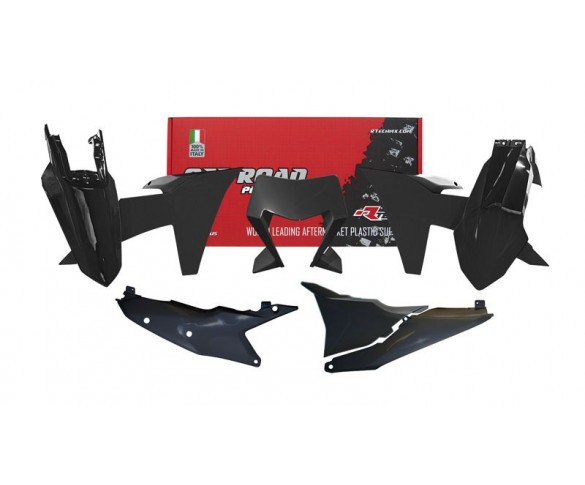 Rtech, Plastkit, SVART, KTM 24-25 450 EXC-F, 24-25 250 EXC, 24 250 EXC-F, 25 250 EXC-F, 24-25 350 EXC-F/150 EXC/300 EXC/500 EXC-F