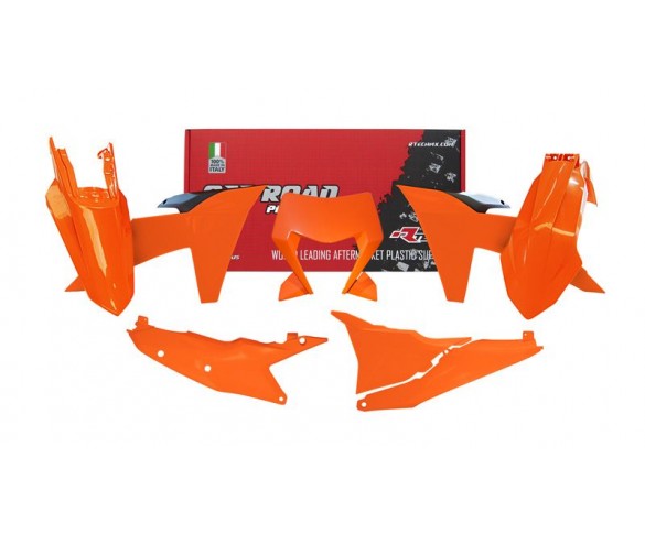 Rtech, Plastkit, ORANGE, KTM 24-25 450 EXC-F, 24-25 250 EXC, 24 250 EXC-F, 25 250 EXC-F, 24-25 350 EXC-F/150 EXC/300 EXC/500 EXC-F