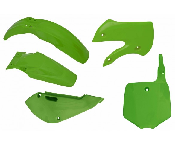 Rtech, Plastkit, O.E.M GRÖN, Kawasaki 01-24 KX65