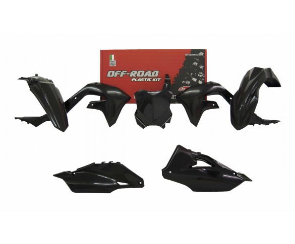 Rtech, Plastkit, SVART, Kawasaki 19-23 KX450, 21-24 KX250, 24 KX250X