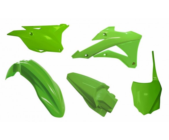 Rtech, Plastkit, O.E.M GRÖN, Kawasaki 14-21 KX85