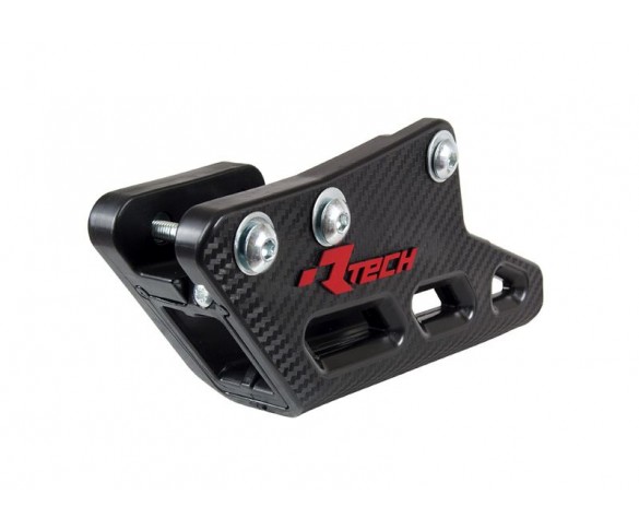Rtech, Kedjestyrare Monoblock R2.0 WORX, SVART, Kawasaki 12-16 KLX450, 19-25 KX450, 09-18 KX450F, 24-25 KX450X, 19-25 KX250, 09-18 KX250F, 24-25 KX250X