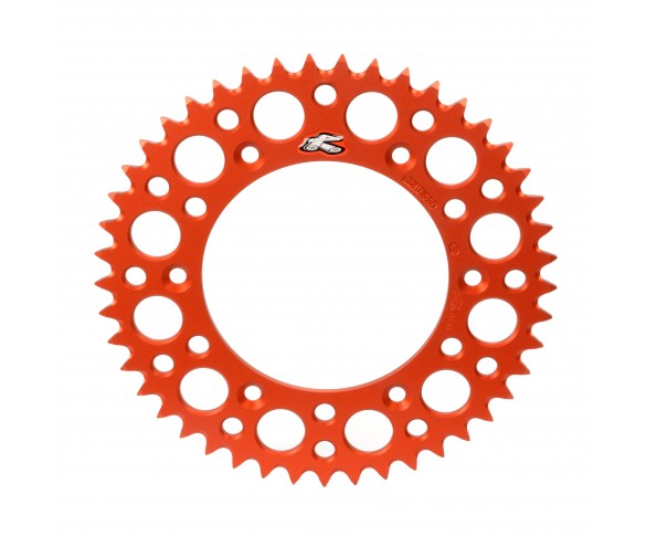 Renthal, Bakdrev, 420, 48, ORANGE, KTM 25 65 SX, Husqvarna 25 TC 65, GasGas 25 MC 65