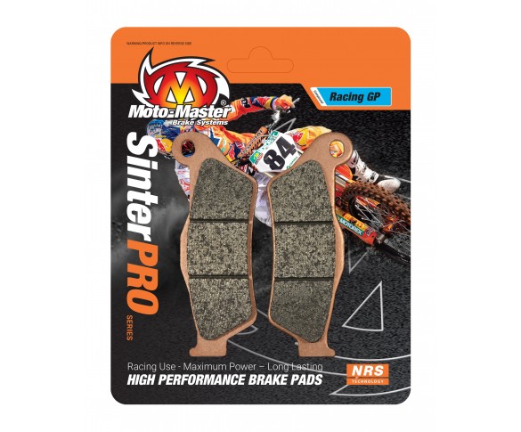 Moto-Master, Bromsbelägg Sinterpro Racing GP, BAK, KTM 03 450 EXC-F/450 SX-F, 94-03 250 EXC/250 SX, 94-03 125 EXC/125 SX/300 EXC, 99 200 EXC, 98 200 EXC, 00-03 200 EXC /200 SX/400 EXC, 98-02 380 SX, 95-96 400 LC4, 00-02 400 SX, Husqvarna 05 SM-R 450, 03-0