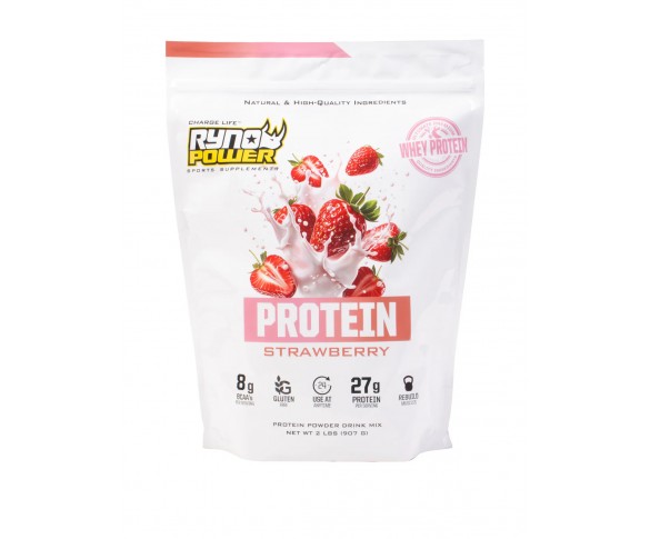 Ryno Power, Proteinpulver Jordgubb 907gr