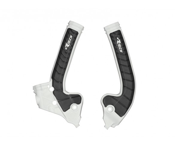 Rtech, Ramskydd, SVART VIT, Husqvarna 20-24 TC 85, 18-19 TC 85 (17/14)/TC 85 (19/16), GasGas 21-24 MC 85