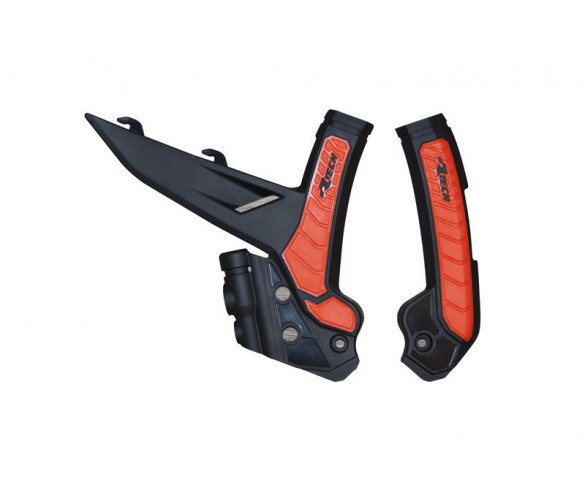 Rtech, Ramskydd, SVART ORANGE, KTM 24-25 450 EXC-F, 23-25 450 SX-F, 24-25 250 EXC, 24 250 EXC-F, 25 250 EXC-F /150 SX, 23-25 250 SX/250 SX-F, 24-25 350 EXC-F/150 EXC/300 EXC/500 EXC-F, 23-25 350 SX-F, 23-25 125 SX/300 SX, GasGas 24-25 EC 450F/EC 500F