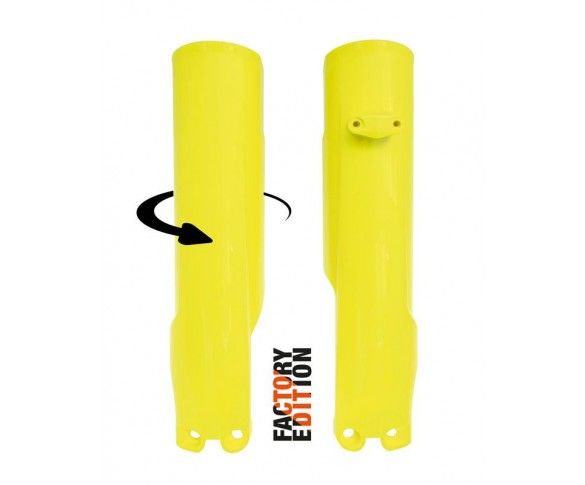 Rtech, Gaffelskydd Factory Full Wrap, GUL, Husqvarna 23-24 FC 450, 25 FC 450, 24-25 FE 450, 23-25 FC 250/TC 250, 24-25 FE 250/TE 250/FE 501/TE 150/TE 300, 23-25 FC 350, 24 FE 350, 25 FE 350 /TC 150/TC 300, 23-25 TC 125
