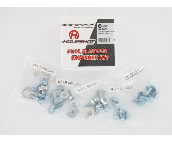 Holeshot, Skruvkit till plast, Yamaha 99-07 WR250, 08-16 WR250R, 99-25 YZ250, 99-07 WR125, 99-25 YZ125, 02-25 YZ85
