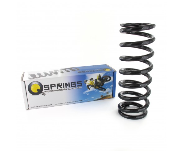 Q-Springs, WP Stötdämparfjäder, 38N, KTM 11-22 450 SX-F, 12-22 250 SX, 11-22 250 SX-F, 11-22 350 SX-F, 12-22 125 SX/150 SX, 17-19 125 XC-W/150 XC-W, 23 150 EXC, 20-22 150 EXC TPI, Husqvarna 14-22 FC 450/FE 450, 14-22 FC 250/FE 250/TC 250, 14-17 TE 250/TE 