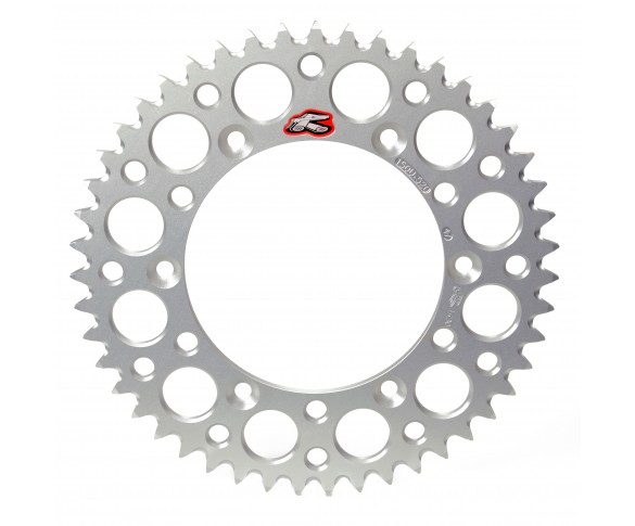 Renthal, Bakdrev, 428, 47, SILVER, Yamaha 02-26 YZ85, 89-01 YZ80, Suzuki 02-25 RM85, 85-01 RM80