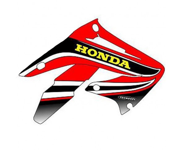 Tecno-X, Tank & Kyldekal CR 125/250 2003, Honda 03 CR250R, 03 CR125R