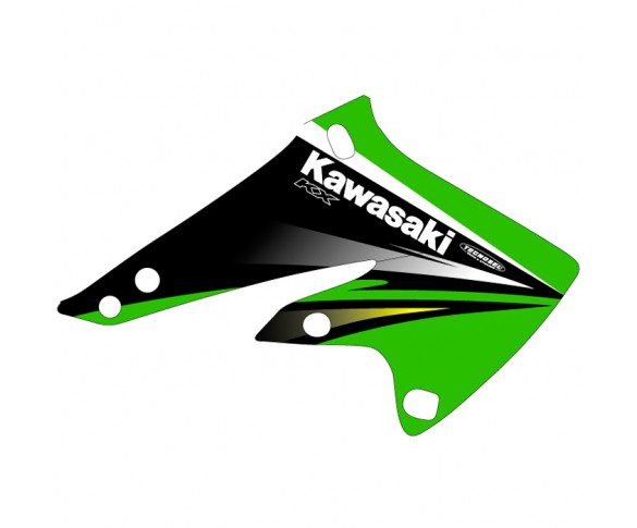 Tecno-X, Tank & Kyldekal KXF 250, 2004-05, Kawasaki 04-05 KX250F