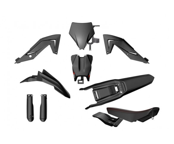 Rtech, Plastkit, Revolution ink sadel, SVART, TALARIA 23-25 STING