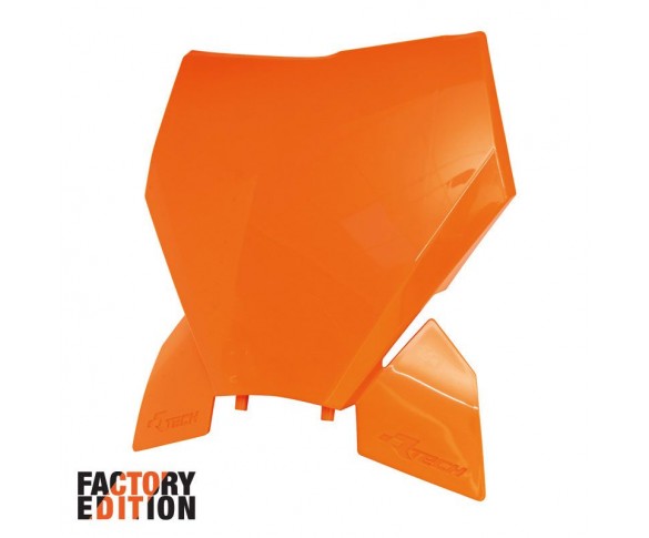 Rtech, Nummerplåt FACTORY, ORANGE, KTM 23-25 450 SX-F, 23-25 250 SX/250 SX-F, 23-25 350 SX-F, 23-25 125 SX/300 SX, 25 150 SX