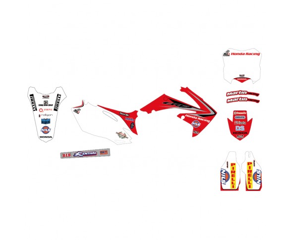 Why Stickers, Replica Kit Martin Racing CRF 250, 04-09, Honda 04-09 CRF250R