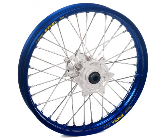 Haan Wheels, Komplett Hjul, 2,15, 19", BAK, BLÅ SILVER, KTM 03-23 450 EXC-F, 03-12 450 SX-F, 18-22 250 EXC TPI/300 EXC TPI, 95-17 250 EXC/300 EXC, 23 250 EXC/300 EXC, 03-23 250 EXC-F, 95-12 250 SX, 03-12 250 SX-F, 10-20 350 EXC-F, 10-12 350 SX-F, 95-16 12