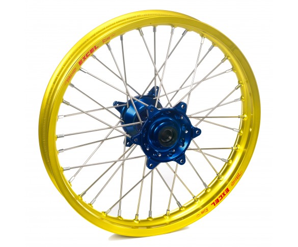 Haan Wheels, Komplett Hjul, 1,60, 12", BAK, GUL BLÅ, KTM 02-15 65 SX