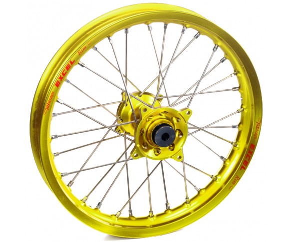 Haan Wheels, Komplett Hjul, 1,85, 16", BAK, GUL, Suzuki 02-25 RM85, 97-01 RM80