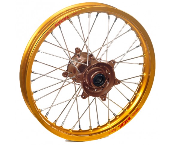 Haan Wheels, Komplett Hjul, 1,85, 16", BAK, GULD BRONS, Suzuki 02-25 RM85, 97-01 RM80
