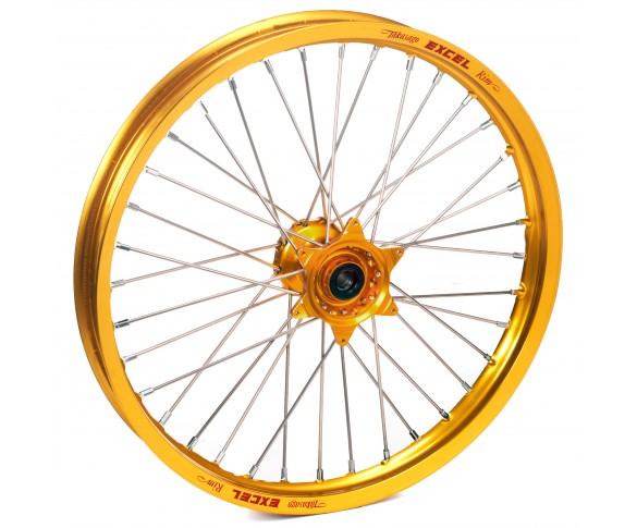 Haan Wheels, Komplett Hjul SM, 3,50, 17", FRAM, GULD, Suzuki 05-25 RM-Z450, 07-25 RM-Z250