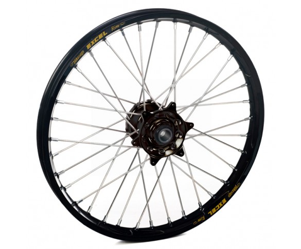 Haan Wheels, Komplett Hjul, 1,60, 21", FRAM, SVART, KTM 03-15 450 EXC-F, 03-14 450 SX-F, 03-15 250 EXC/250 EXC-F, 03-14 250 SX/250 SX-F, 10-15 350 EXC-F, 10-14 350 SX-F, 03-15 125 EXC/300 EXC, 03-14 125 SX, 07-08 144 SX, 09-14 150 SX, 04-15 200 EXC, 03 20