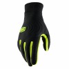 100%, BRISKER XTREME Handskar Black/Fluo Yellow, VUXEN, S