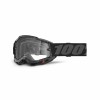 100%, ACCURI 2 ENDURO MOTO Glasögon Black - Clear Lens, VUXEN