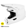 Shot, HJÄLM LITE SOLID WHITE, GLOSSY, VUXEN, M