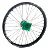 Haan Wheels, Komplett Hjul A60, 1,60, 21", FRAM, SVART GRÖN, Kawasaki 06-18 KX450F, 06-08 KX250, 19-20 KX250, 06-18 KX250F, 06-08 KX125