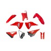 Rtech, Plastkit, Revolution, SVART RÖD, Honda 25 CRF450R, 25 CRF250R