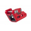 Rtech, Kedjestyrare Monoblock R2.0 WORX, SVART RÖD, Honda 07-25 CRF450R, 18-25 CRF450RX, 07-21 CRF450X, 17 CRF-RX 450, 07 CR250R, 07-25 CRF250R, 20-25 CRF250RX, 07-19 CRF250X, 07 CR125R