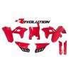 Rtech, Plastic Kit REVOLUTION, RED, Honda 21-24 CRF450R, 22-24 CRF250R