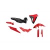 Rtech, Plastkit Revolution, SVART RÖD, Honda 23-25 XL750 TRANSALP