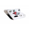 Rtech, Kedjestyrare Monoblock R2.0 WORX, SVART VIT, Yamaha 23-25 YZ450F, FANTIC 24 XXF 450