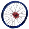 Haan Wheels, Komplett Hjul, 1,40, 19", FRAM, BLÅ RÖD, Suzuki 02-25 RM85, 97-01 RM80