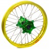Haan Wheels, Komplett Hjul, 1,60, 12", BAK, GUL GRÖN, KTM 02-15 65 SX