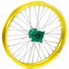Haan Wheels, Komplett Hjul, 1,60, 14", FRAM, GUL GRÖN, KTM 02-24 65 SX, Husqvarna 17-24 TC 65, GasGas 24 MC 65, 21-23 MC 65