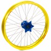 Haan Wheels, Komplett Hjul, 1,40, 19", FRAM, GUL BLÅ, Suzuki 02-25 RM85, 97-01 RM80