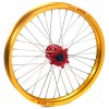 Haan Wheels, Komplett Hjul, 1,40, 17", FRAM, GULD RÖD, Kawasaki 01-25 KX85, 97-00 KX80