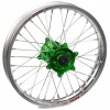Haan Wheels, Komplett Hjul, 1,85, 19", BAK, SILVER GRÖN, Kawasaki 19-25 KX450, 06-18 KX450F, 24-25 KX450X, 03-08 KX250, 19-25 KX250, 04-18 KX250F, 24-25 KX250X, 03-08 KX125