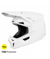 Shot, HJÄLM LITE SOLID WHITE, GLOSSY, VUXEN, XL